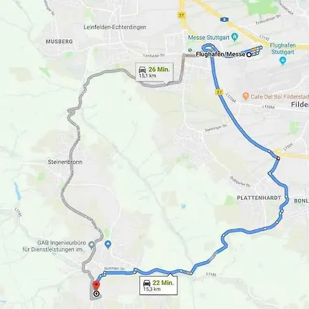 Woodwood Near Airport Stuttgart Waldenbuch